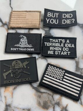 Tactical Morale Patch Set Bundle of 6
